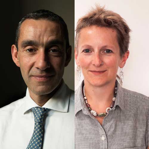 Photo of Stephen Bull and Ceri Victory-Rowe