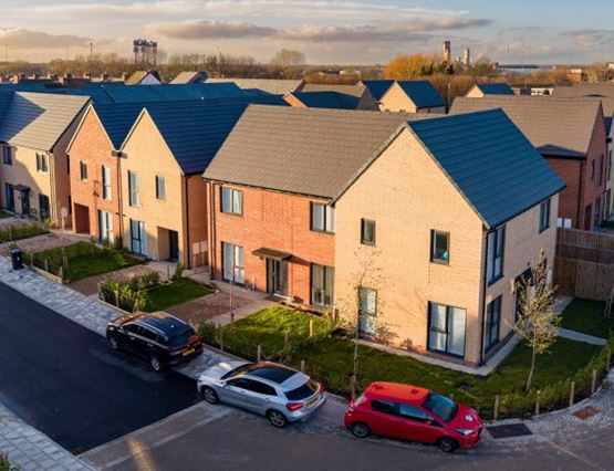 Drone footage of Union Village from above