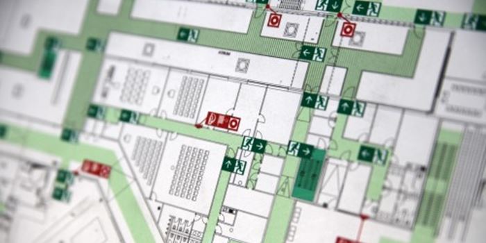 Evacuation map